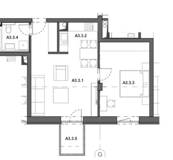 2 izbový byt na prenajom Galanta West - 3