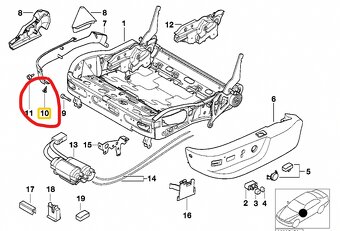 OEM BMW Svorky, klipy, krytky, príchytky - 3