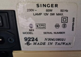Singer - elektronický šicí stroj Concerto 3 model 9224 - 3