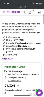 D'Addario XAPPB1253 Struny pre akustickú gitaru daddario - 3