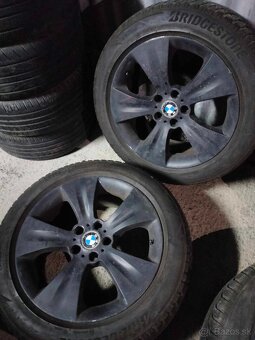 ❄️zimné 4ks elektróny orig. BMW 5x120 R19 pneu 6mm - 3