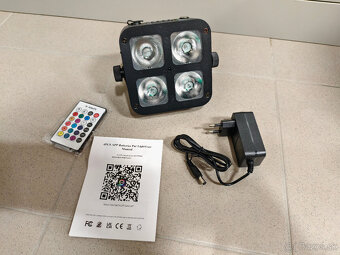 LED PAR Light 4x40 W RGBW A UV na Bateriu - 3
