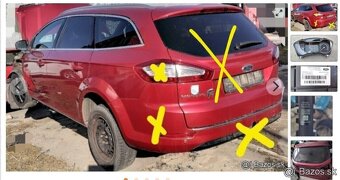 FORD MONDEO MK4 1.6 TDCI 2011 predám MOTOR T1BB, DVERE KOMBI - 3