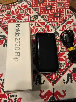 Nokia 2720 flip duos vyklapací tlačitkový mobil plne funkčný - 3