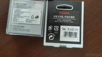 Adaptér Canon a filter Sigma a Hama 58mm - 3