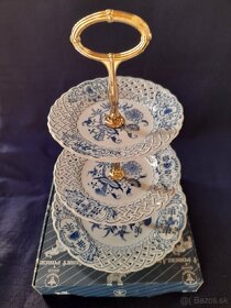 RARITA- Cibulák nový Etažér taniere prelamované - 3