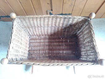 KOLÍSKA DETSKÁ - Z masívu a prútia. - 3