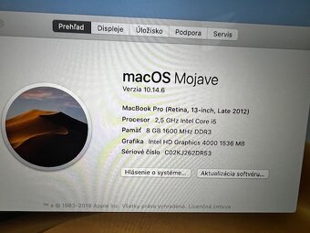 Apple MacBook pro 13” RETINA + obal /SUPER CENA/ - 3