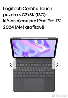 Klávesnica na iPad 13, M4 Logitech combo touch - 3