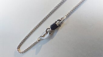 Zlatá retiazka zo 14kt bieleho zlata - 3