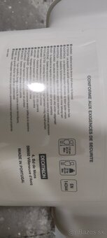 Detská sedačka na bicykel - zadná, dva držiaky - 3