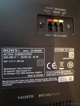 Sony HT-S40R - 3
