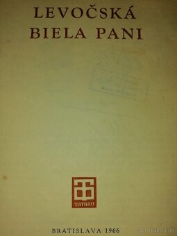 Kniha - Levočská biela pani. - 3