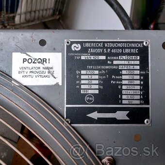 Priemyselný ventilátor - 3
