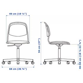 ÖRFJÄLL stolička, biela/svetlozelená - 3