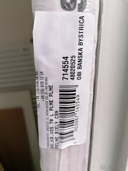 Interiérové dvere biele nové - 3