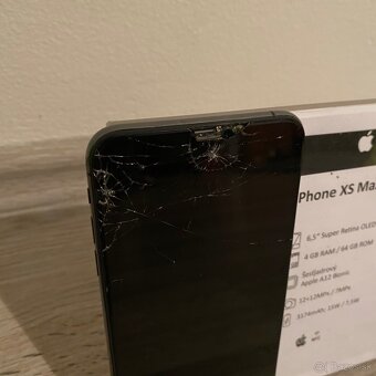 iPhone XS Max, Silver, 64GB (poškodený) - 3