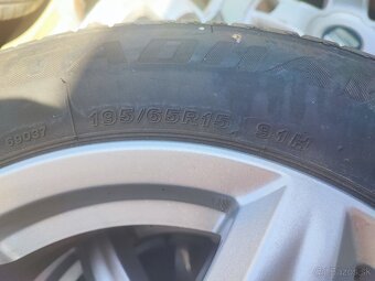Elektróny 5x114,3 R15 letné pneu 195/65 R15 - 3