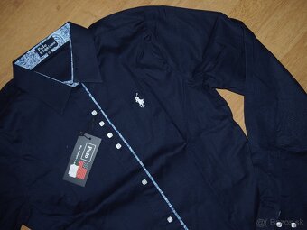 Ralph Lauren dámska tmavomodrá košeľa - 3