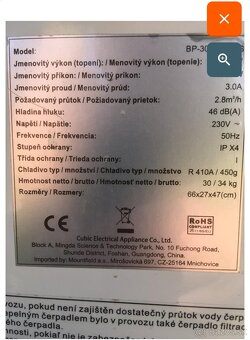 Tepelné čerpadlo Azuro 30 - 3