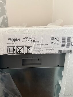 Nepoužitá/ešte zabalená umývačka riadu WHIRLPOOL WSIC 3M27 C - 3