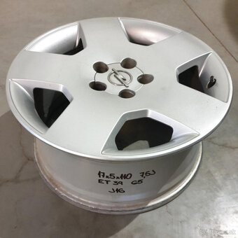 Hliníkové disky 5x110 R17 7,5J ET39 - 3