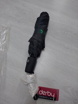 DERBY Hit Magic plnoautomaticky kabelkovy čierny dazdnik - 3