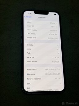 Predám Apple iPhone 13 128GB Blue Stav Nového Telefónu - 3