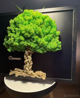 Machový 3D obraz Strom života - 3