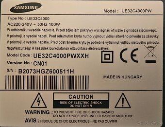 Samsung UE32C4000 – funkčná LED TV - 3