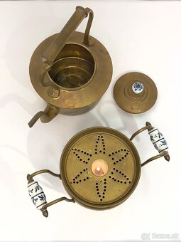Mosadzny čajnik s podložkou - 3