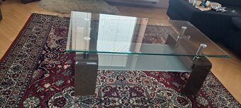 Predám sklenený stolík. - 3