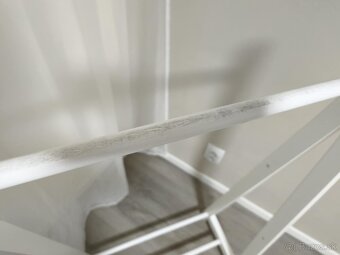 Vešiak na oblečenie biely - 3