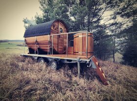 POŽIČIAM , PRENAJMEM mobilné wellness, mobilna sauna s kaďou - 3