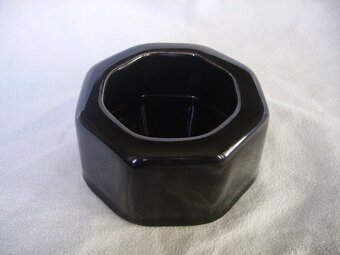 Keramické čierne črepníky na sukulenty a kaktusy - 3