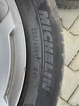 Original Audi disky s letnymi pneu 225/45 R17 - 3