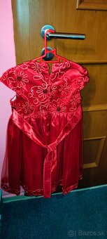 Spoločenské šaty s čelenkou veľ 128 - 3