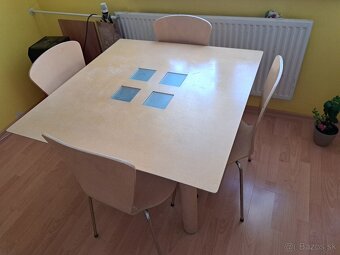 Jedálenský stôl so stoličkami - 3