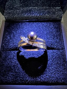 Zlatý dámsky prsteň - prstienky - 3