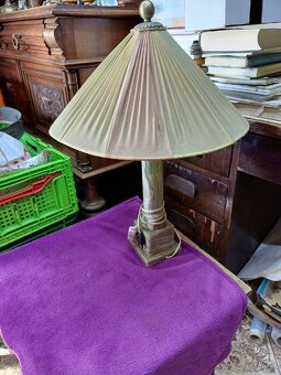Predám starozitnu mramorovu lampu - 3