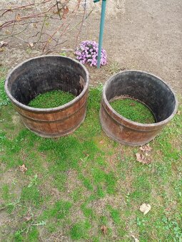 Sudvé kvetináče dubové. - 3