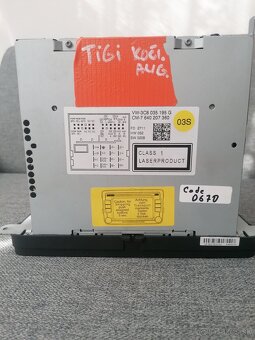 Originál autorádio - 3