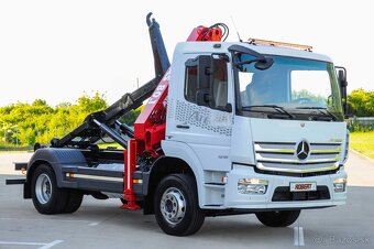 MERCEDES ATEGO HÁKOVÝ NOSIČ KONTAJNEROV HYDRAULICKÁ RUKA EU6 - 3