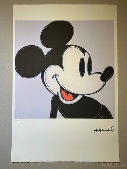 Andy Warhol "Mickey Mouse" Limitovaná edícia_Certifikát - 3