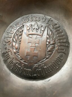 Svetová vojna vojenský popolník Danzinger Zigaretten - 3