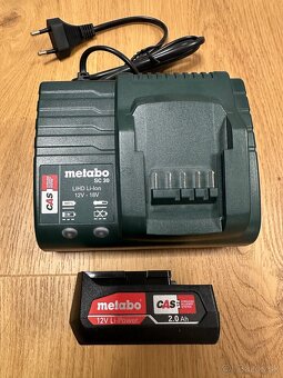 METABO 12V set - nabíjačka a akumulátor 2Ah - 3