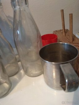 PLECHOVý HRNčEK,KOTYOGO,MLIEKOVé FLAšE - 3