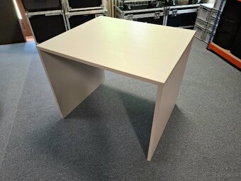 Kancelársky stôl sivý, hĺbka 80 cm - 3