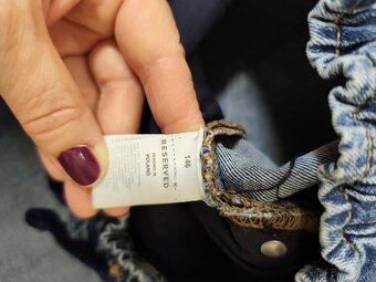 Chlapčenské riflové kraťasy, veľ 146 - 3