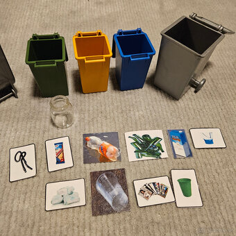 Sada mini smetiarskych košov Bruder - 3